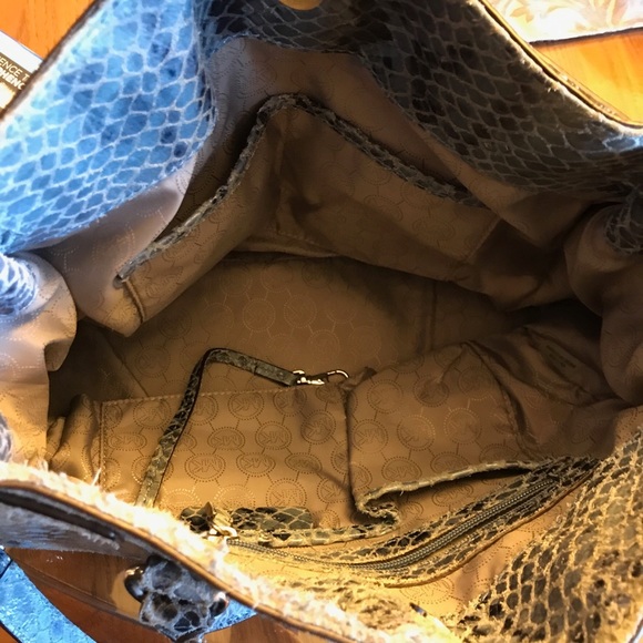 Michael Kors Snakeskin Tote - Picture 2 of 6